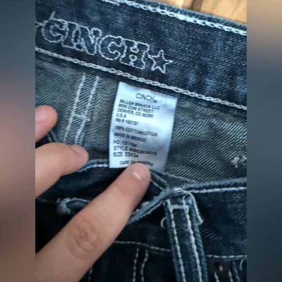 Men’s cinch jeans - Picture 3 of 3
